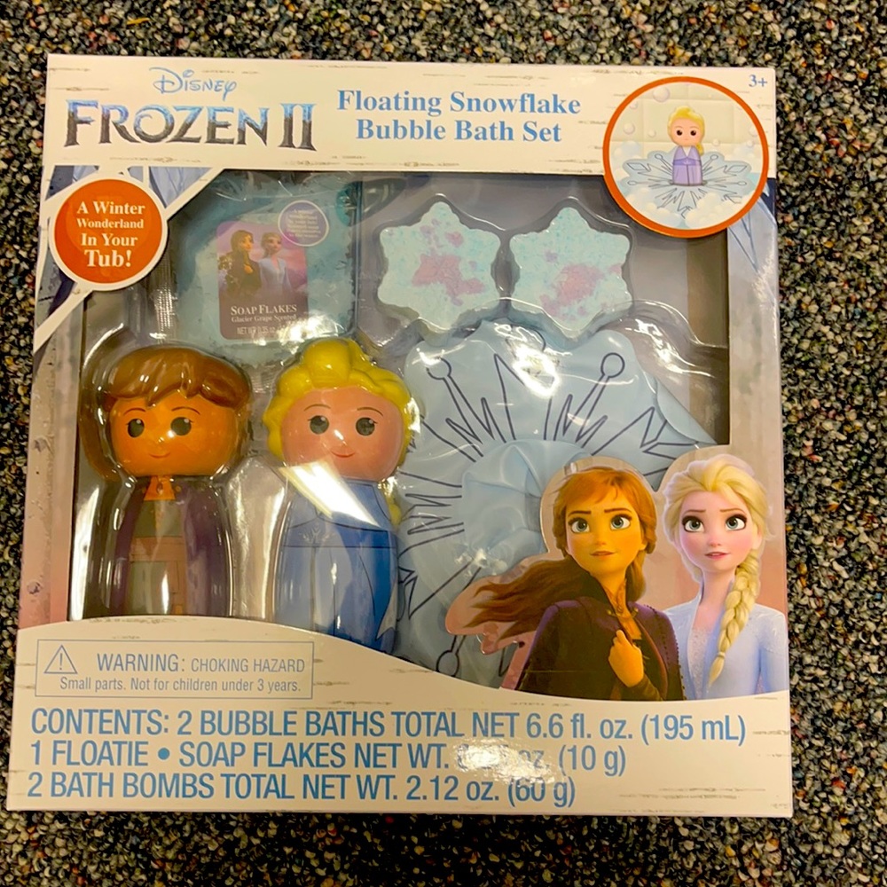Disney’s frozen two snowflake bubble baths